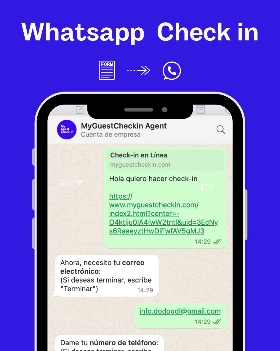 WhatsApp Check-in